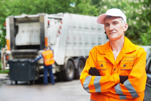 Builders waste clearance in Wandsworth construction site